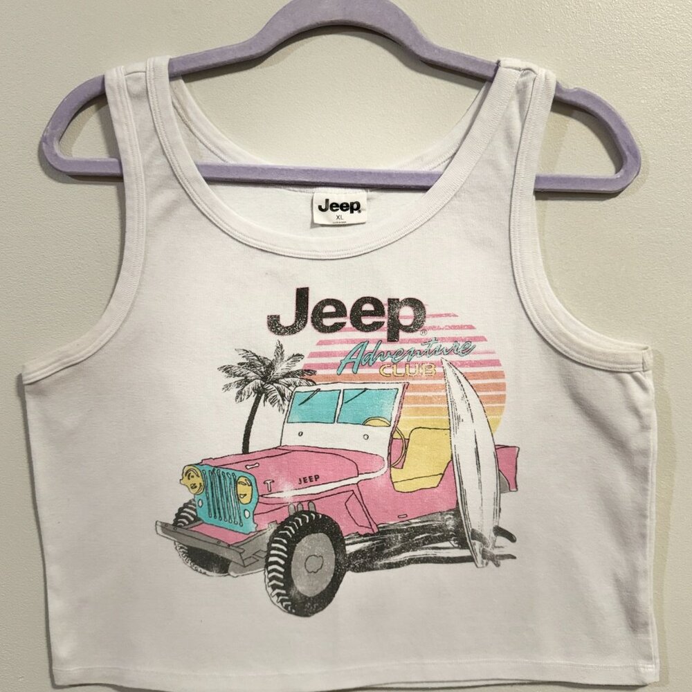 Junior's XL Jeep Graphic Tank Top - from Grayson Threads